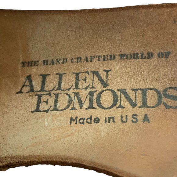 VINTAGE Allen Edmonds Berwick Wingtip Loafers - Picture 9 of 14
